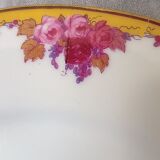 Limoges porcelain by André François (1919-1934) - 12 plates + 1 dish