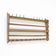 Antique Rustic Farmhouse Folk Art Painted Kitchen Plate Rack / Wall Shelve