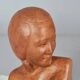 Gaston Hauchecorne bust of young woman terracotta artist's proof dated 1942 Signed 085