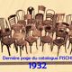 Bistrot Fischel chair seat wood 1930