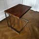 Table d’appoint bois métal art deco