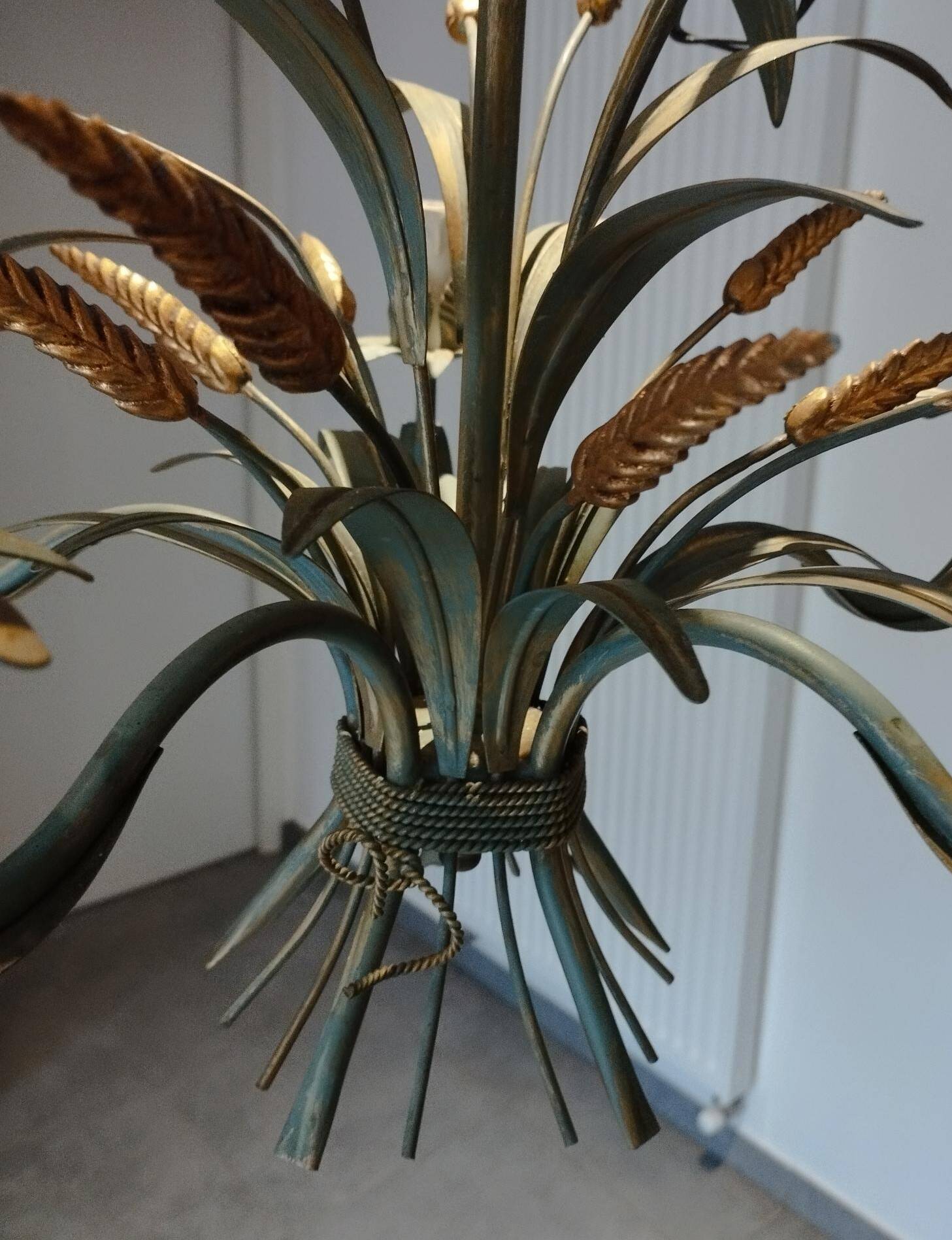 Chandelier, "Wheat Ears" suspension by Masca - circa 1970