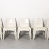 Set of 5 chairs model no BA 1171 designed by Helmut Bätzner for Bofinger, Germany 1960s