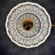 Vintage glass lampshade