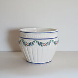 Cache pot paint à la main