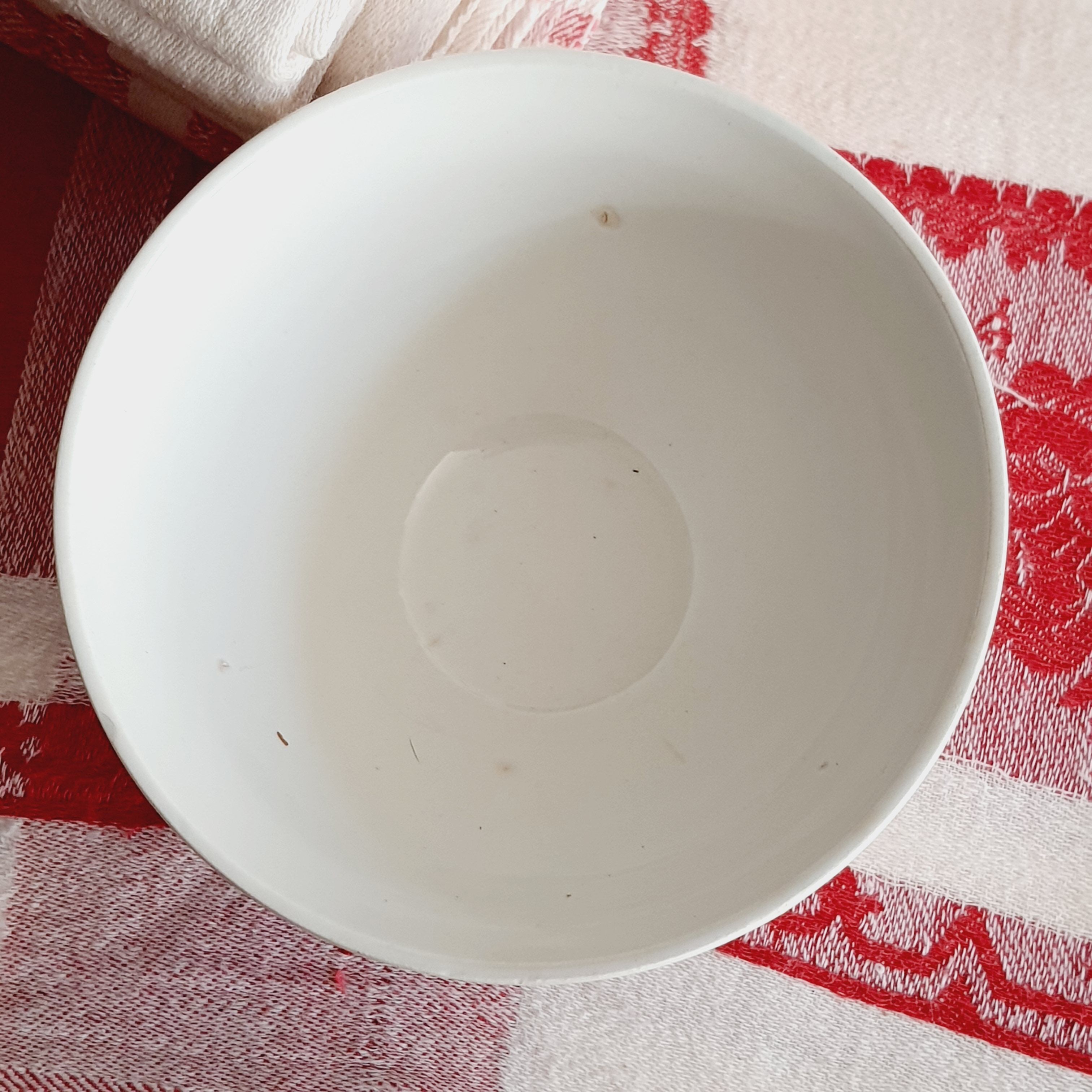 Vintage bowl sky blue décor