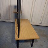 Shelf of the 50s-60s on 3 levels