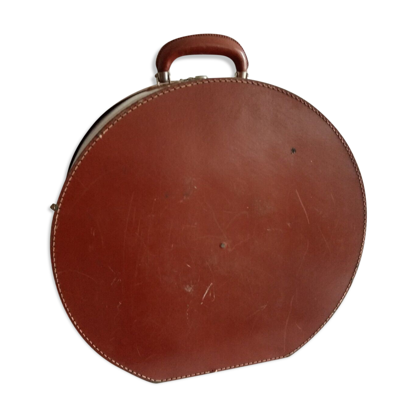 Old hat box SILKA diameter 39 cm