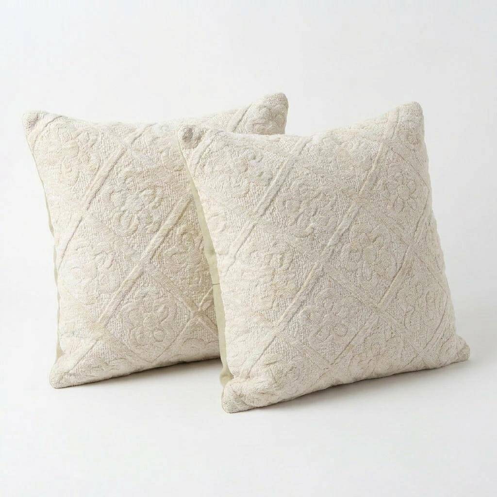 Set of 2 vintage kilim cushion covers 46x51 cm