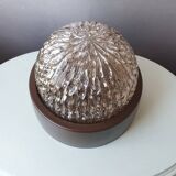 Vintage 70s glass ceiling light