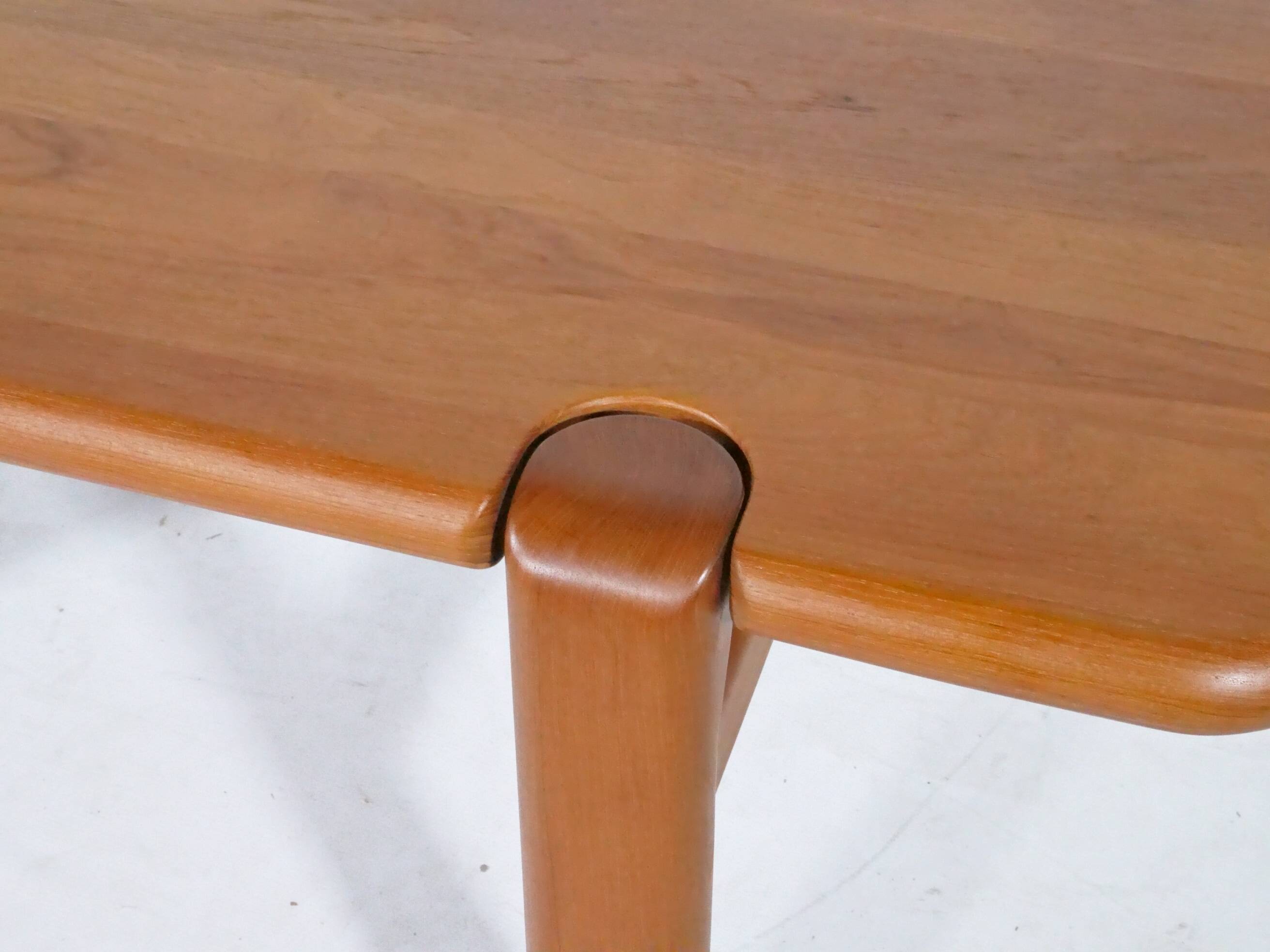 Solid Teak Coffee Table Danish Olsen & Son 1960s