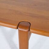 Table basse en teck massif danoise Olsen & Son années 1960