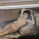 Old reproduction on canvas "The Naked Maja" by Goya