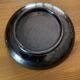 Plat rond noir Ceramart