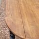 Louis Philippe style oval patinated bistro farm table - 1m90