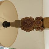Bernard Rooke vintage sandstone brutalist lamp