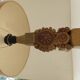 Bernard Rooke vintage sandstone brutalist lamp