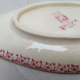 Ravier in iron earth of Gien model Pink hawthorn