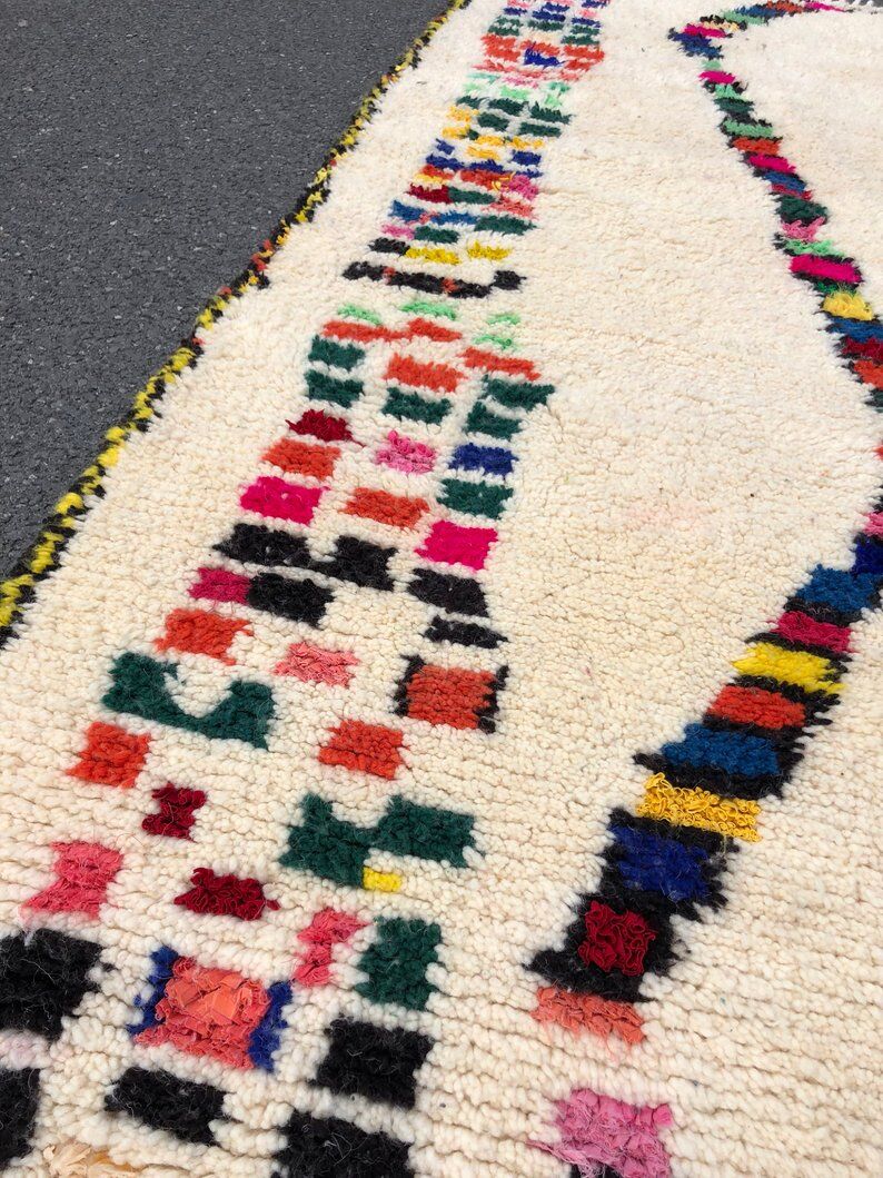 Tapis berbère  fait main  en laine 210x300 cm