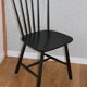 Chaise scandinave noire