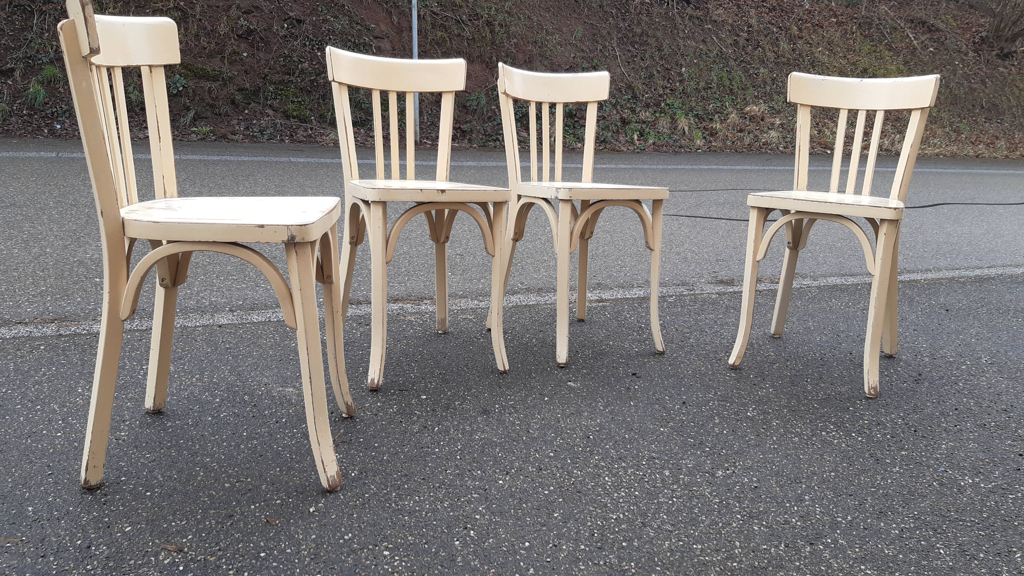 Chaises bistrot campagne shabby chic