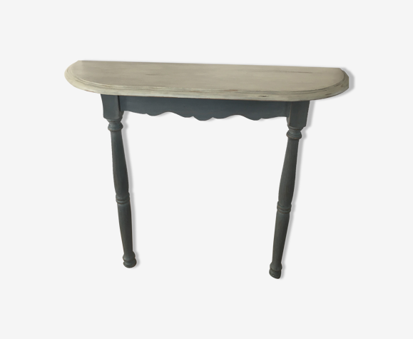 Console en bois patiné