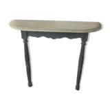 Patinated wooden console