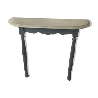 Patinated wooden console