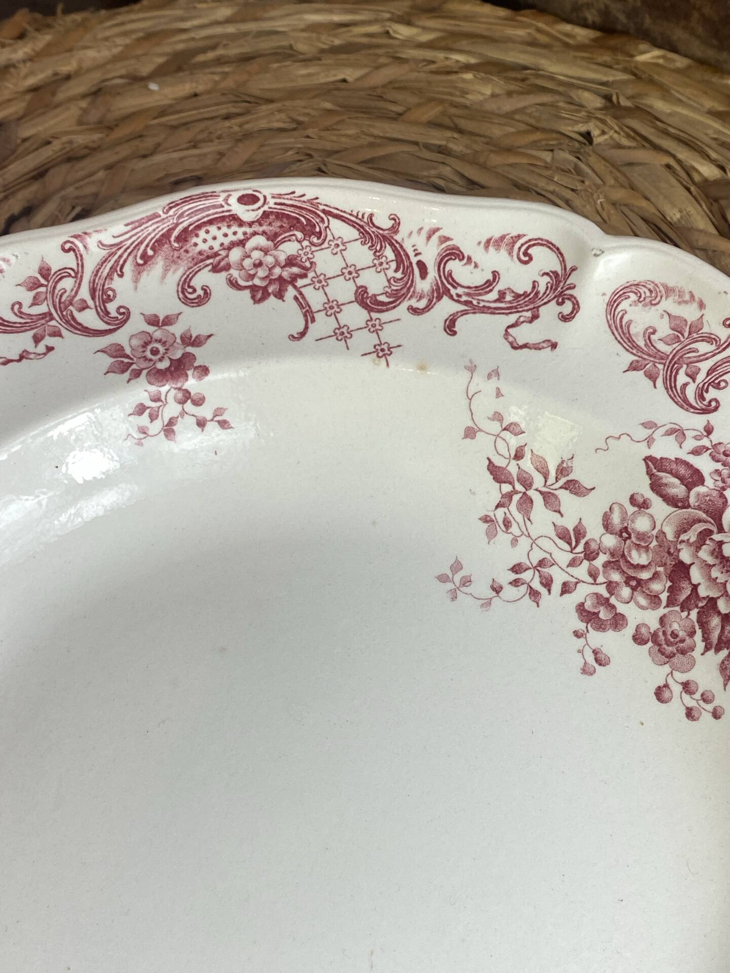 Round plate, ironstone, Villeroy & Boch, Valeria