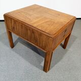 Vintage Drexel walnut bedside table, 1960