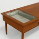 Table basse scandinave Samcom en teck – années 60