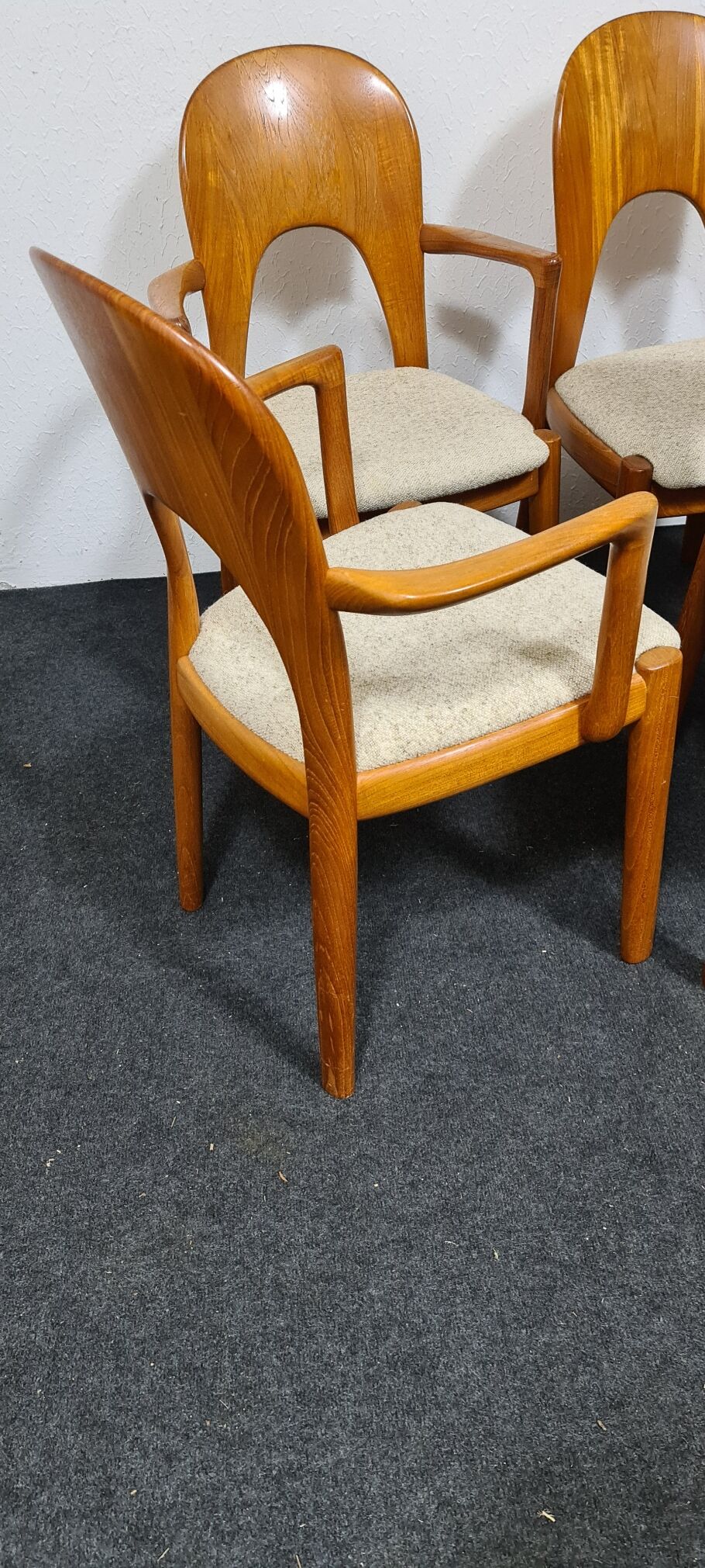 Set of 6 chairs by Niels Keofoed for Hornslet