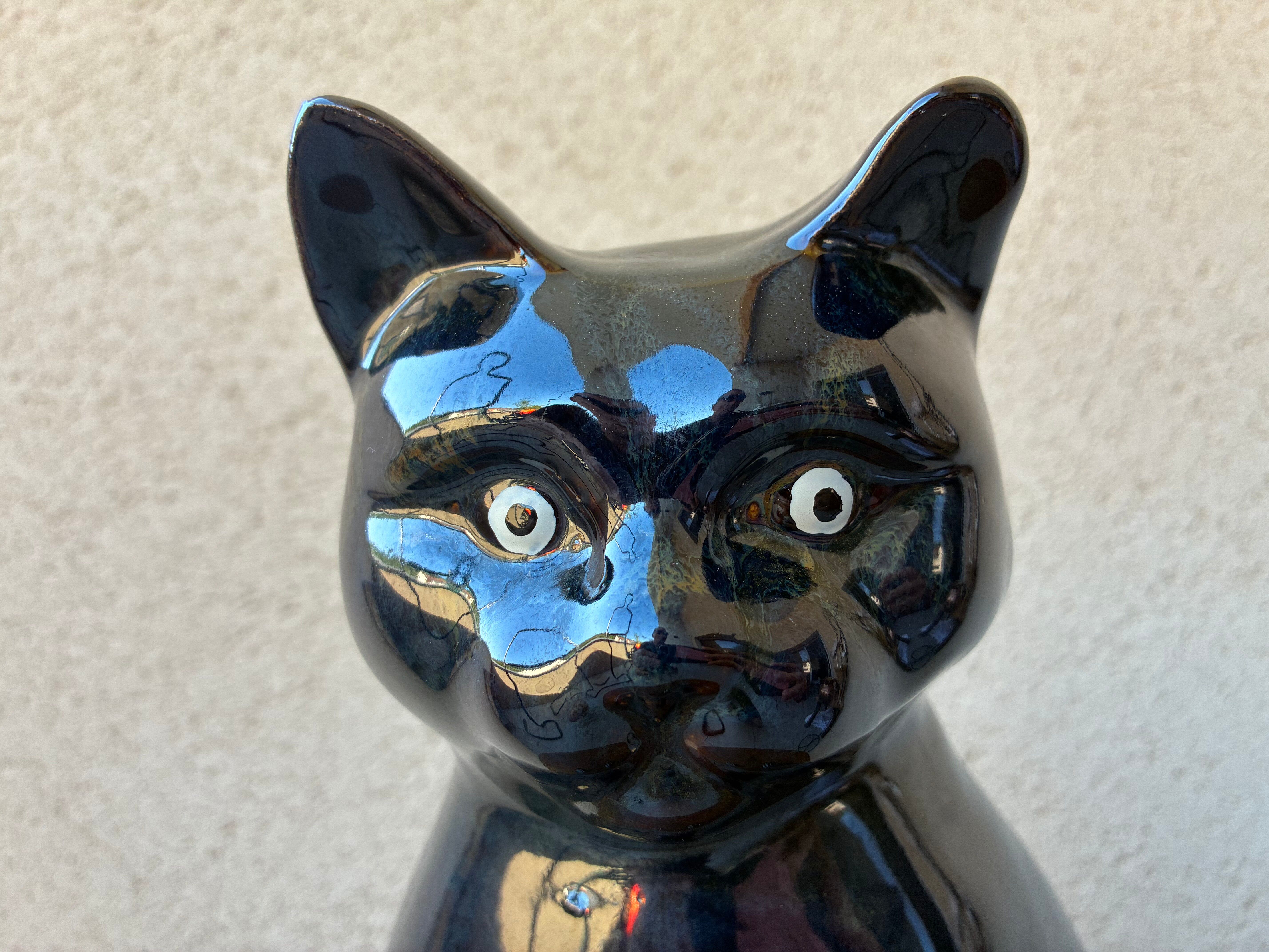 Vintage ceramic cat
