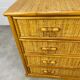 Commode rotin vintage