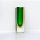 Murano Sommerso Glass Vase, Vintage 1970s