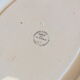 White oval dish Gien Geoffroy & Cie circa 1870