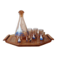 Art Deco liqueur service with boat motif