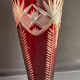 Baluster vase - cut blown crystal