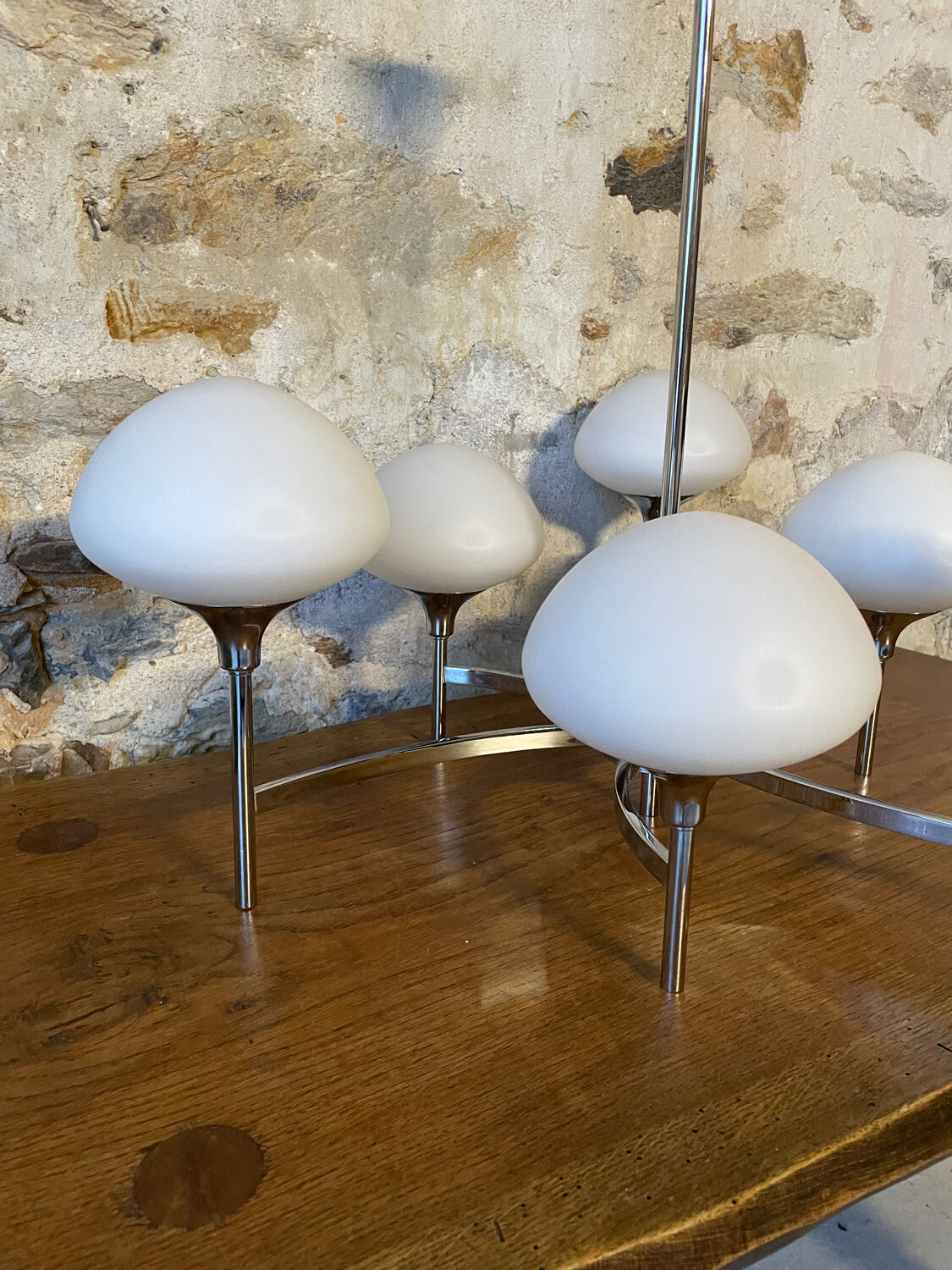 Asymmetrical chandelier Goffredo Reggiani 1970s