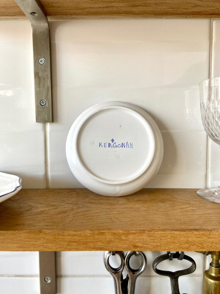 3 dishes in kergonan earthenware