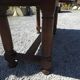 Table de ferme en chêne avec abattants