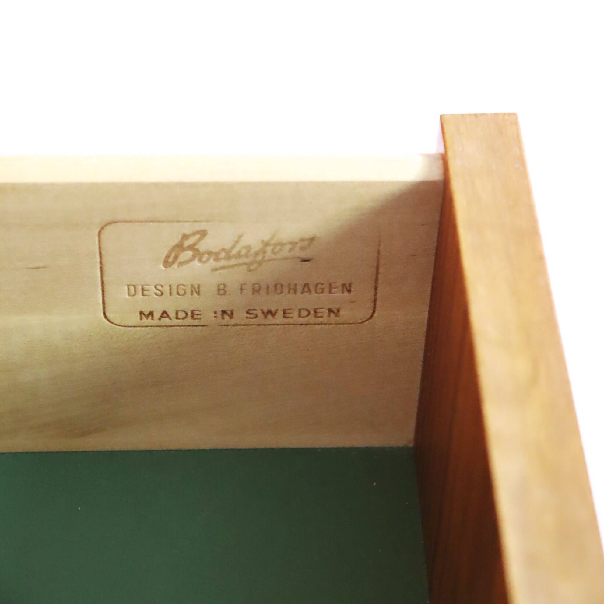 Pair of Scandinavian teak bookcases from the 60s