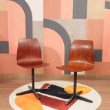 Vintage kids chairs set of 2 flototto 1970