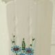 Six-panel vase floral pattern