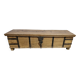 Burmese teak bench - chest