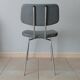 Vintage chair in skai and chrome 1950s