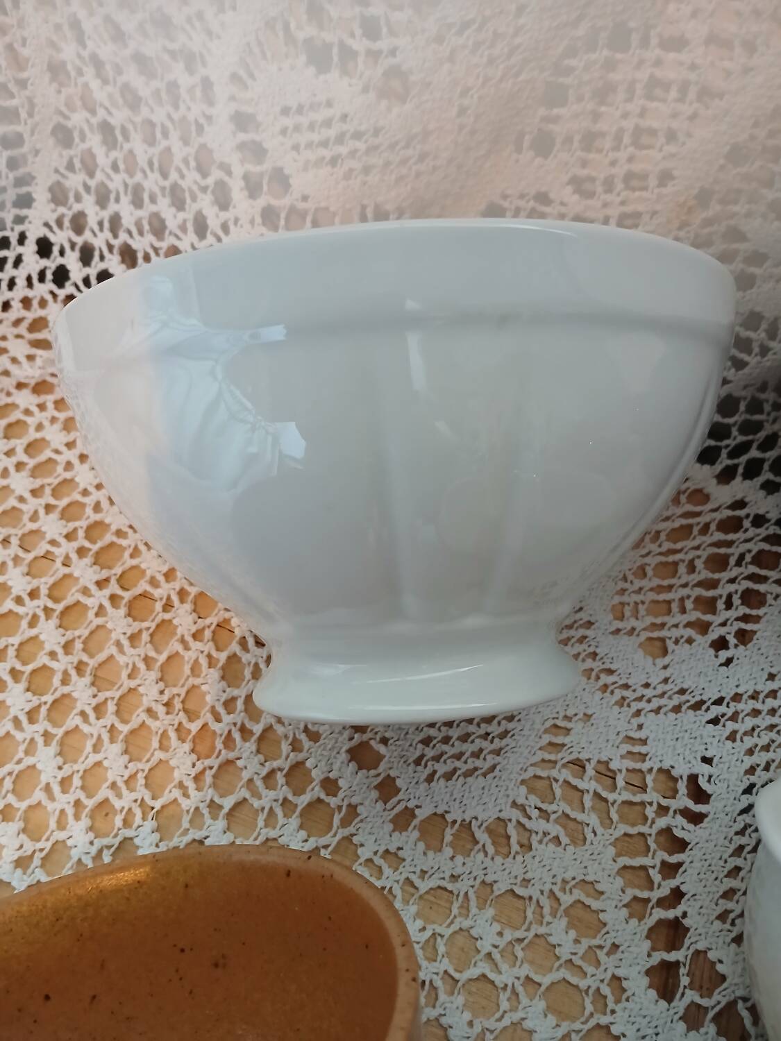 8 mismatched antique bowls