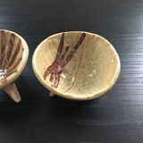 Set 2 tripod cups