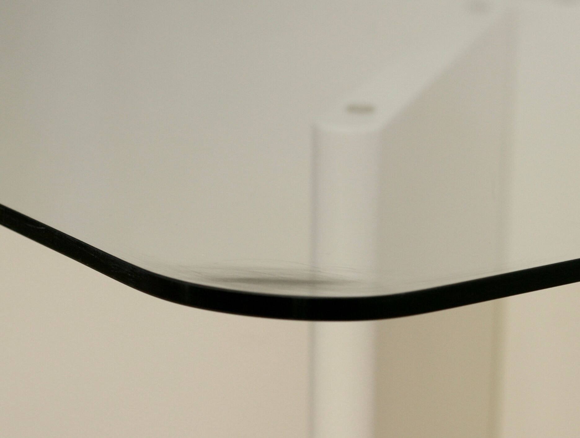 Wood and glass coffee table , France, circa 1980