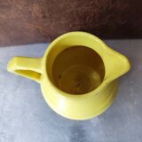 Pot à lait, pichet vintage jaune